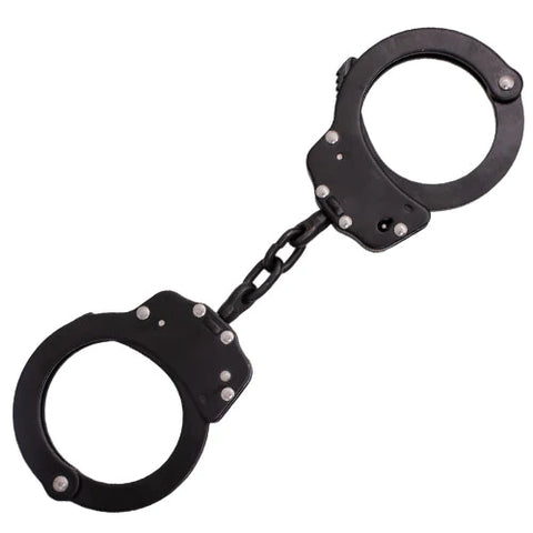 Black Chain Handcuffs with nylon case