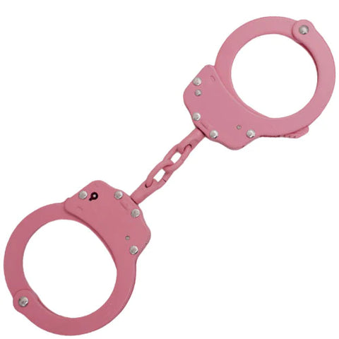 Pink Chain Handcuffs with nylon case