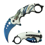 7" Overall Spring Assisted Karambit Knife
