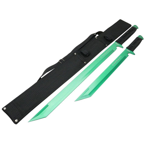 Green Blade Swords with Sheath
