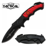 Fire Fighter Knife w/ Metal Handle
