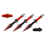 3pcs Set Throwing Knife Set RED