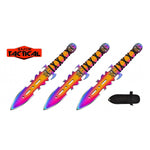 3pcs Set Throwing Knife Set RAINBOW