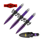 3pcs Set Throwing Knife Set PURPLE