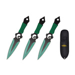 3pcs Throwing Knife Set GREEN