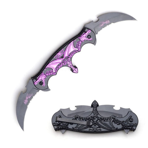 Purple Double Bladed Dragon